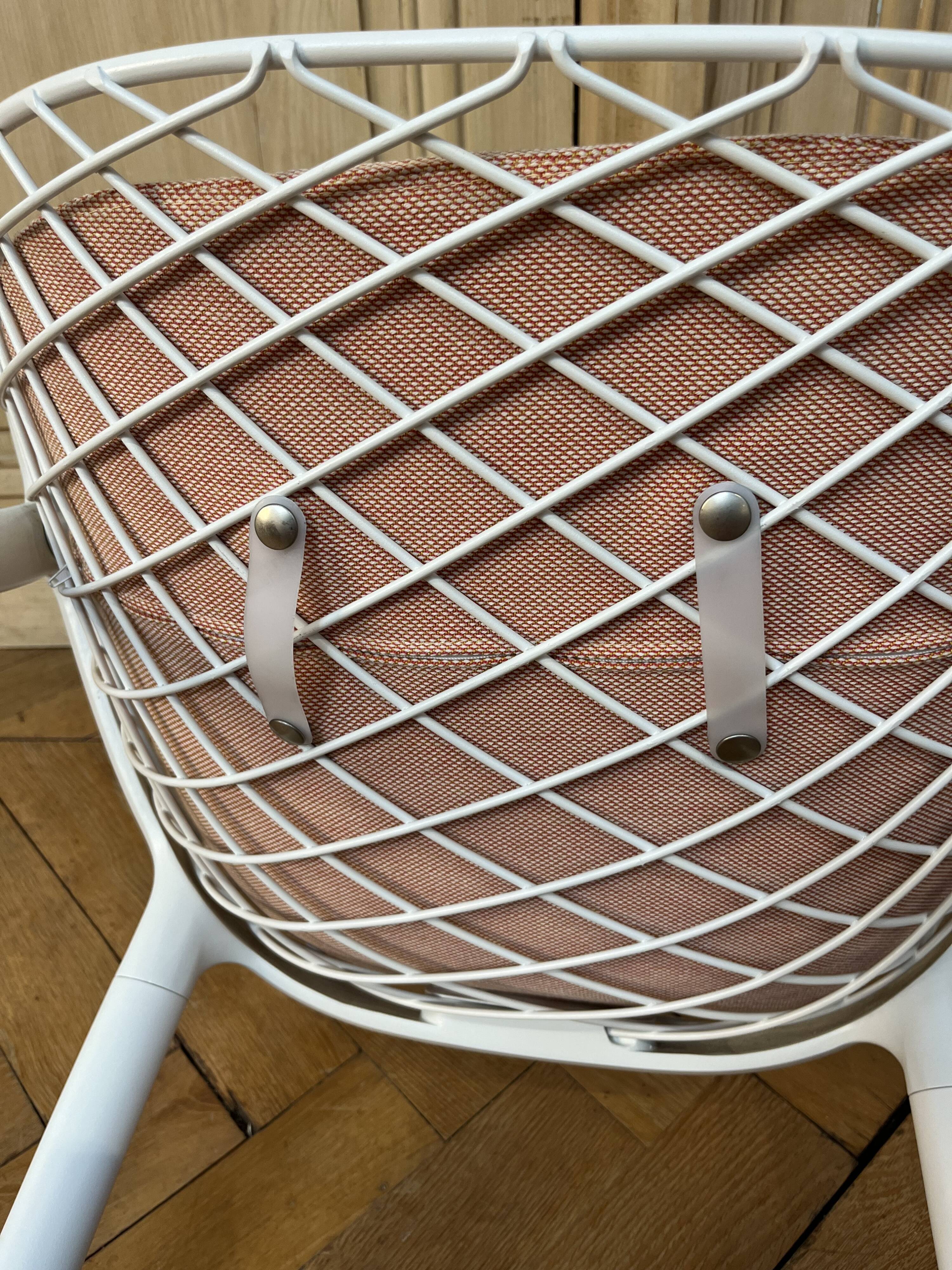 Kobi chair pair by alias + boma side table by kettal