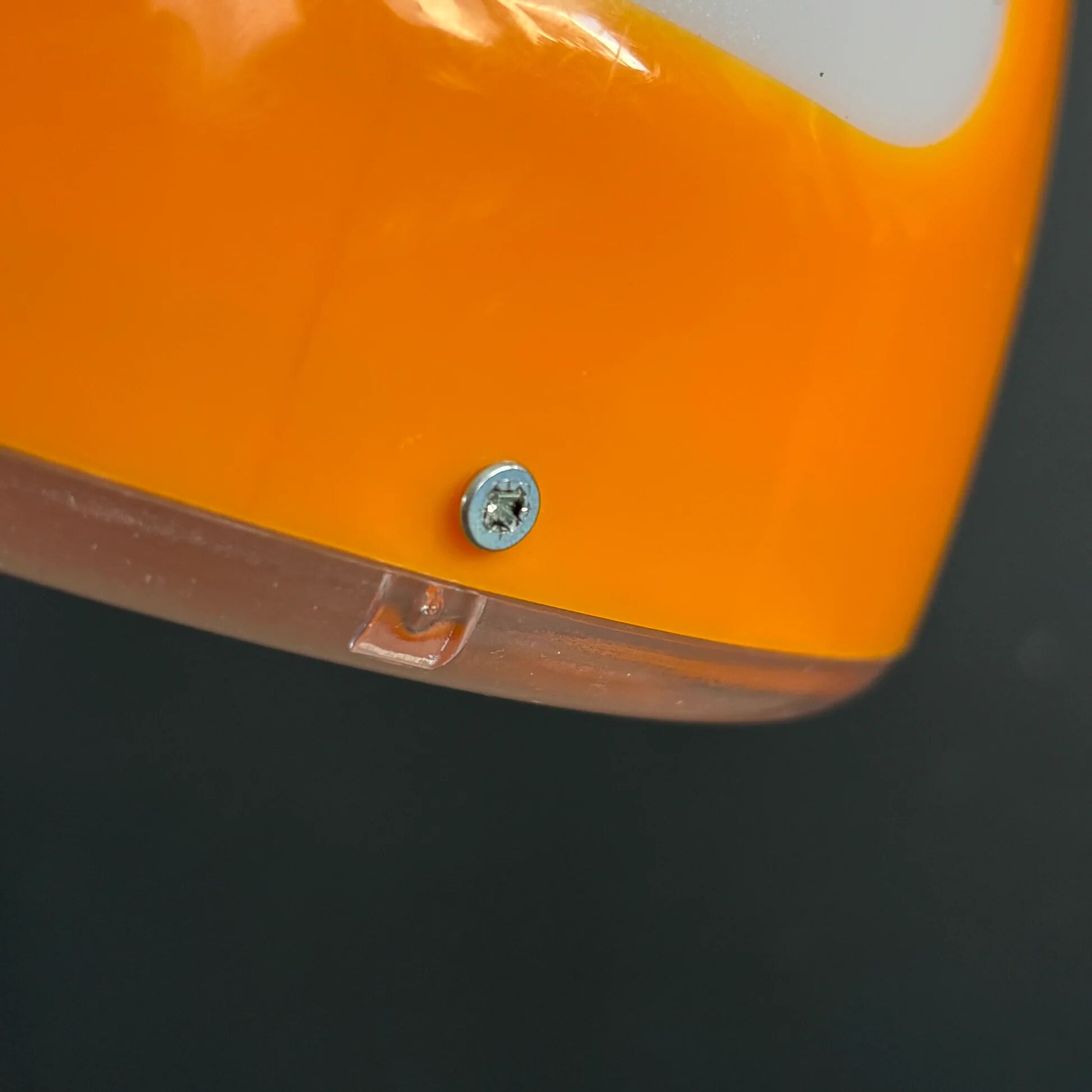 IKEA Skojig orange lamp, by designer Henrik Preutz.