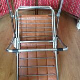 Vintage leather lounge chair