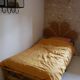 Vintage rattan shell bed