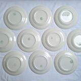 Yellow dinner plates from Moulin des Loups