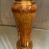 Porcelain vase signed Sèvres on bronze frame