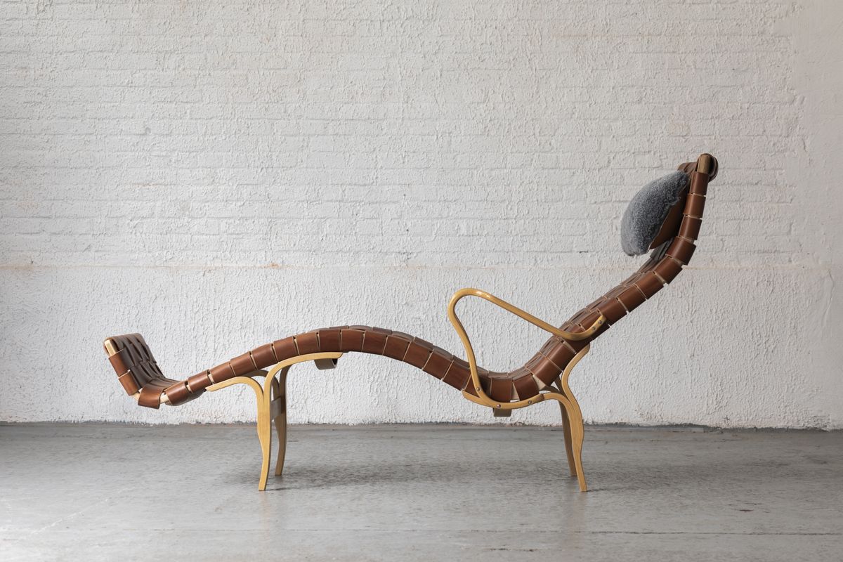 Lounge chair ‘Pernilla 3’, designed by Bruno Mathsson and produced in Sweden by DUX in the 1960’s