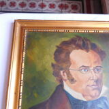 Portrait of Franz Schubert signed Fv Heyer dated 1929