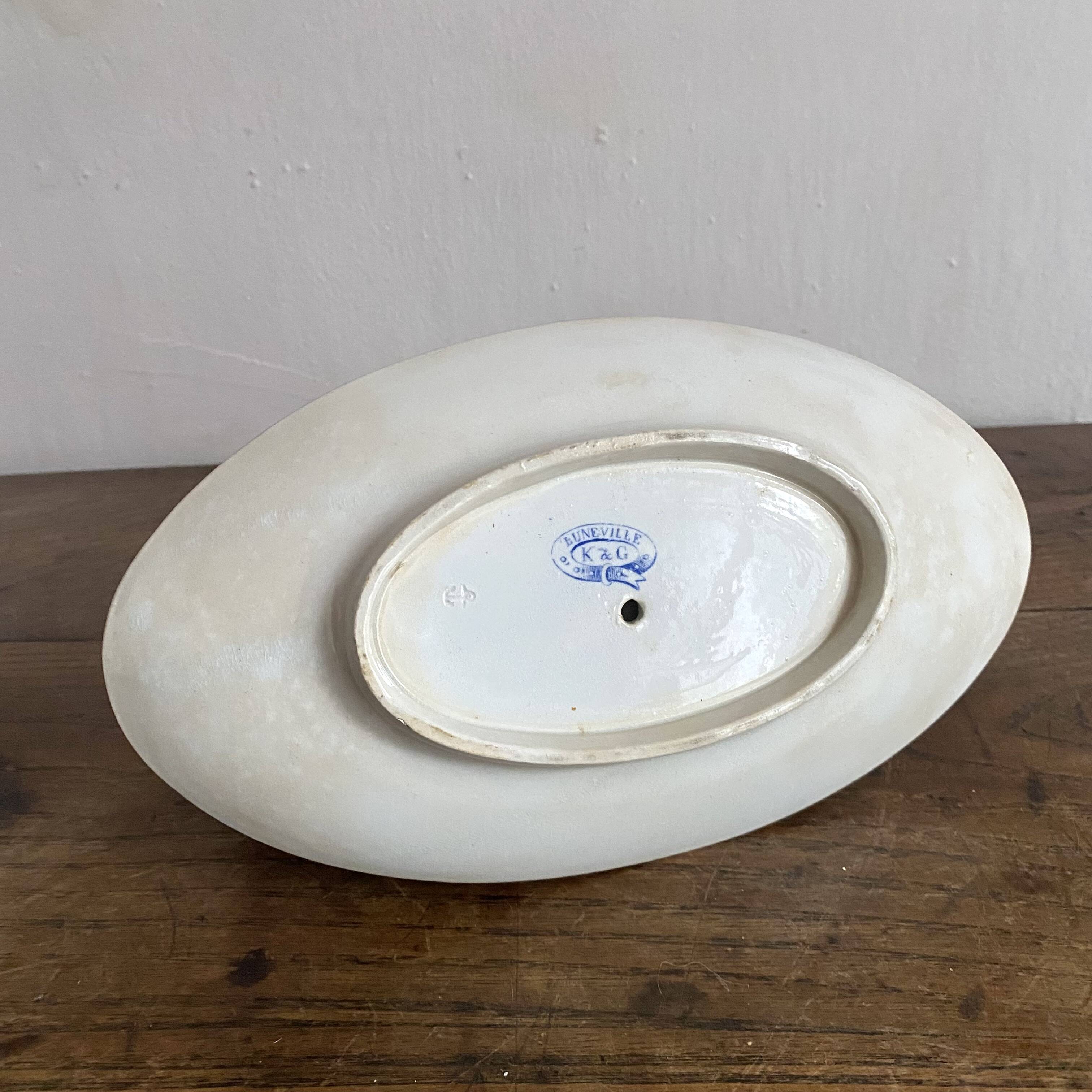 Saucière en terre de fer Lunéville XIXe
