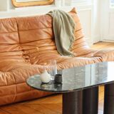 Green marble coffee table