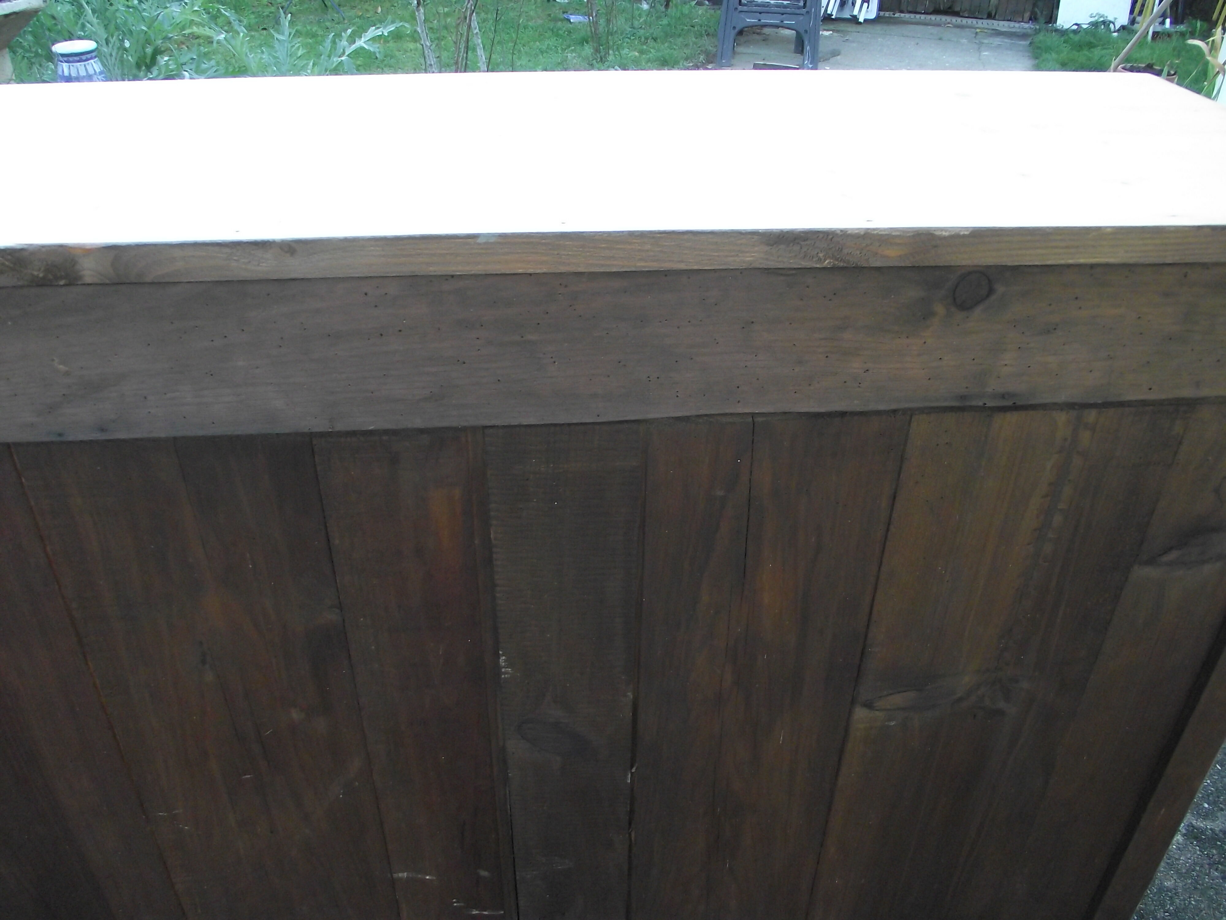 Parisian sideboard of the 30s 40s in painted fir