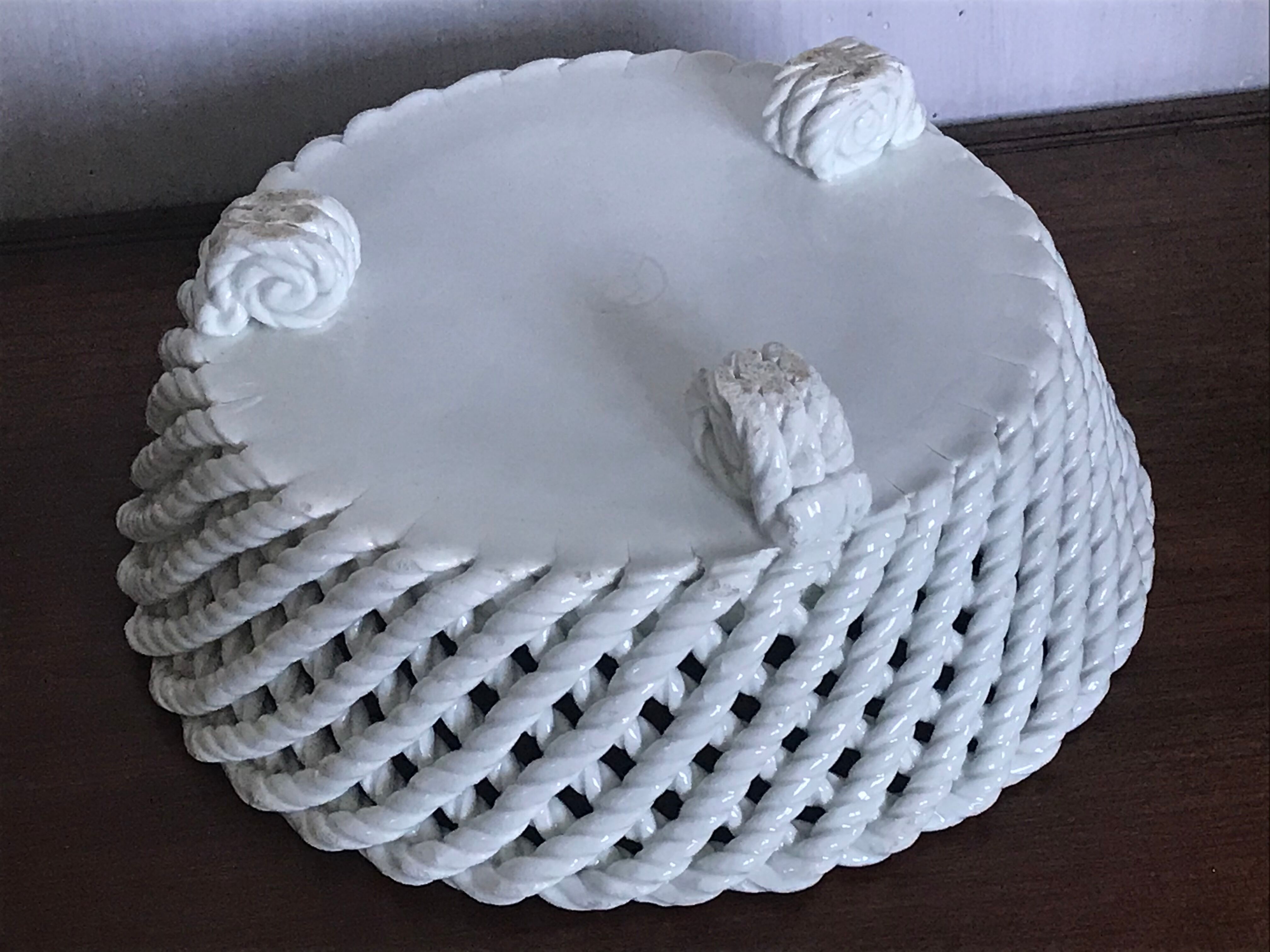 Braided ceramic cut