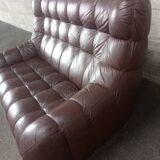 Vintage cubist lounge sofa