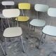 Lot de 9 chaises vintage en formica