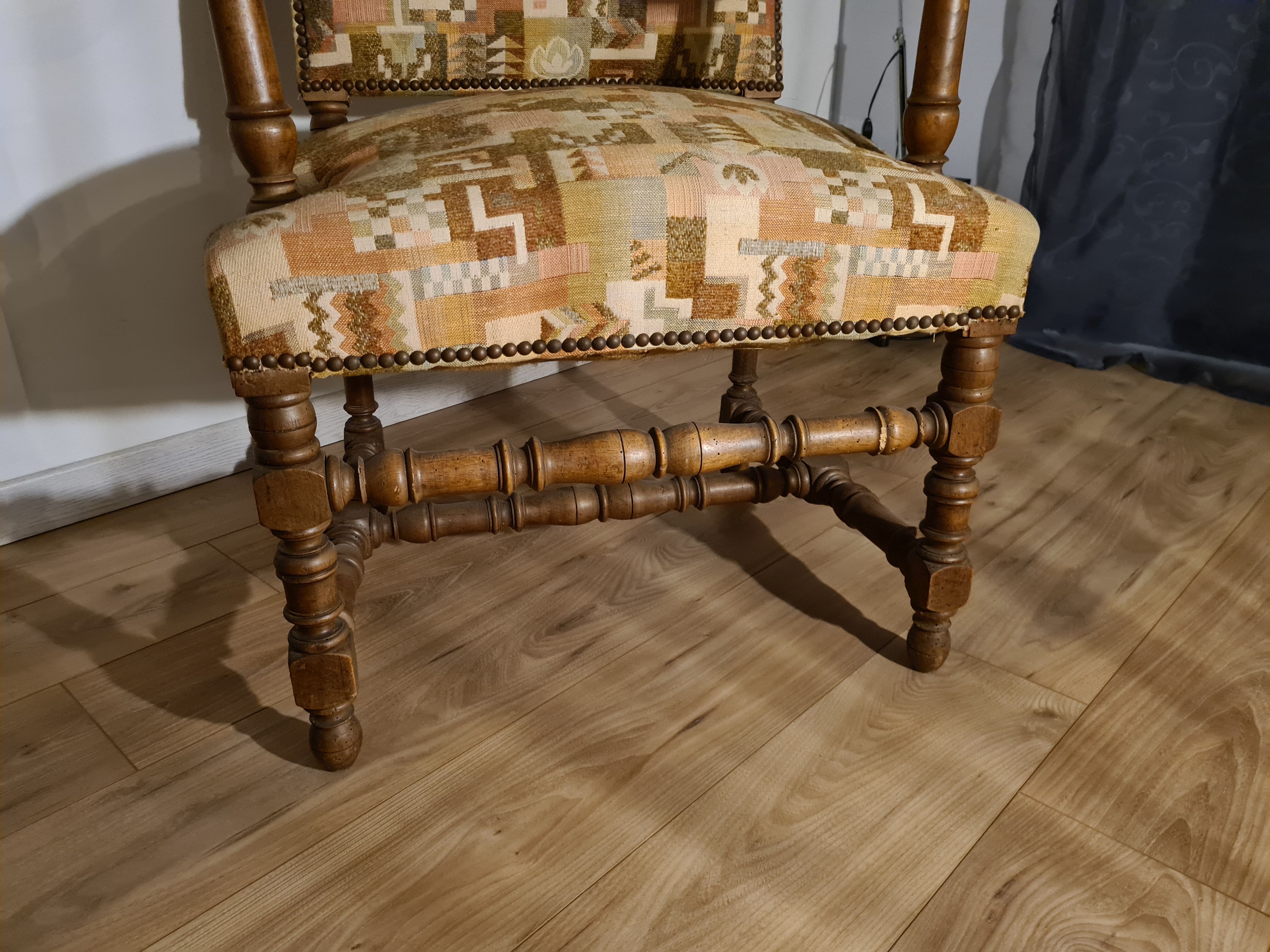 Pair of Louis XIII armchairs