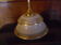 Suspension in brass and glass opaque granulated 1960s/1970s