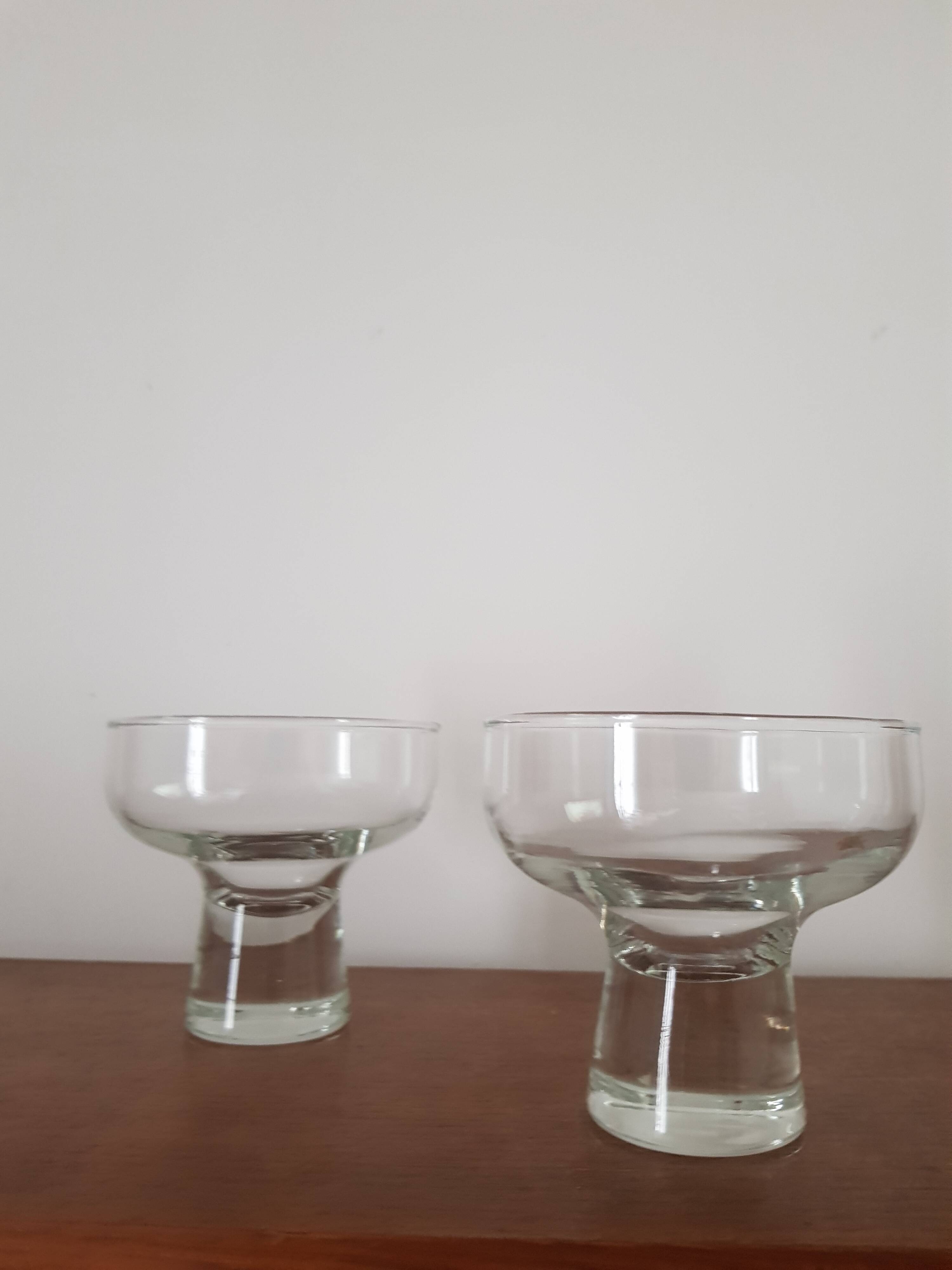 Metal and Glass Candle Holder, Denmark, 1960s