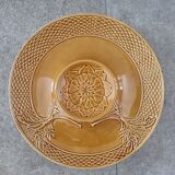 Assiettes et plat à artichauts faïence de 1970