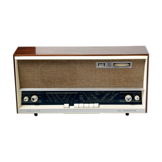 Philips radio station all transistor radio compass vintage