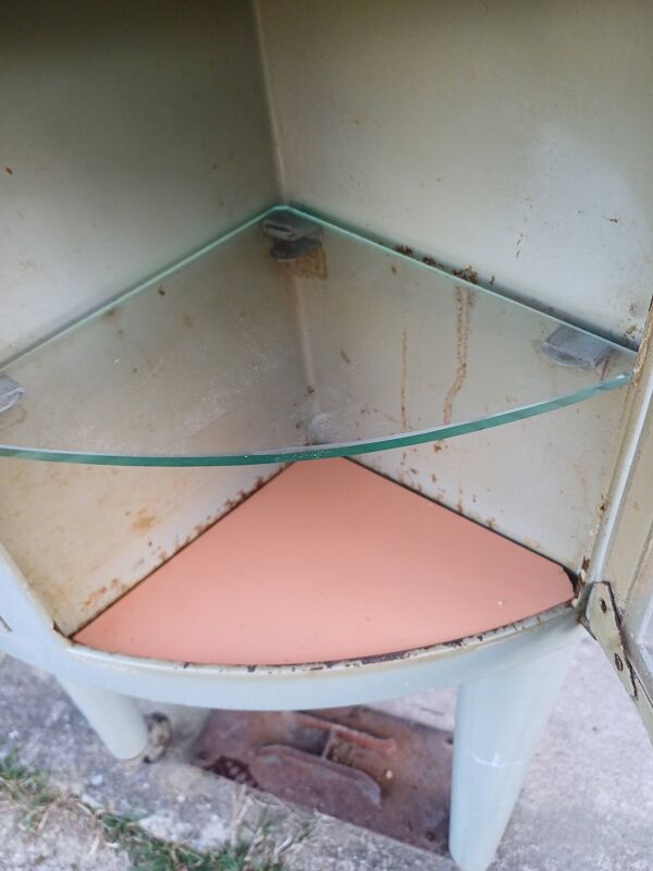 Meuble de dentiste girator des années 50