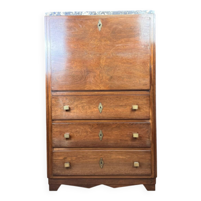 Secrétaire époque art déco en acajou vers 1920-1930