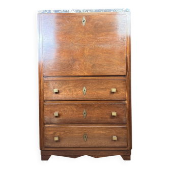 Secrétaire époque art déco en acajou vers 1920-1930