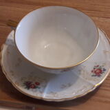 Limoges fine porcelain cups and saucers