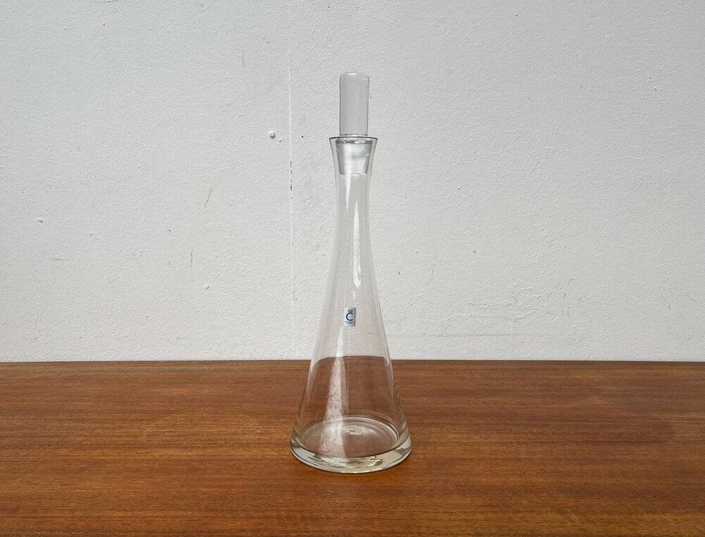 German glass carafe from Christinenhütte