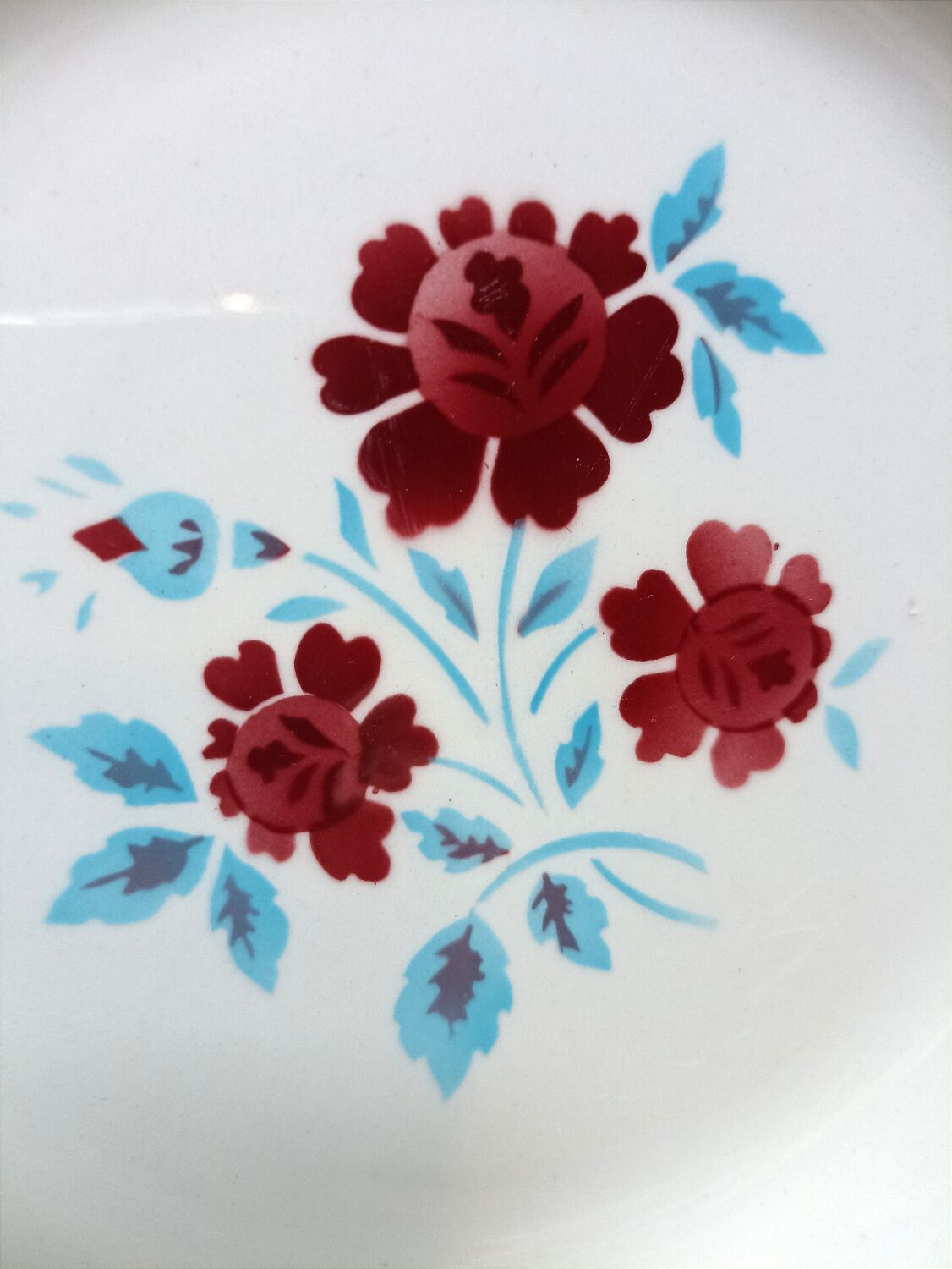 Hollow plate Moulin des loups model Charente