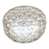 Round glass ceiling lamp, Eickmeier Leuchten, Germany 1970s.