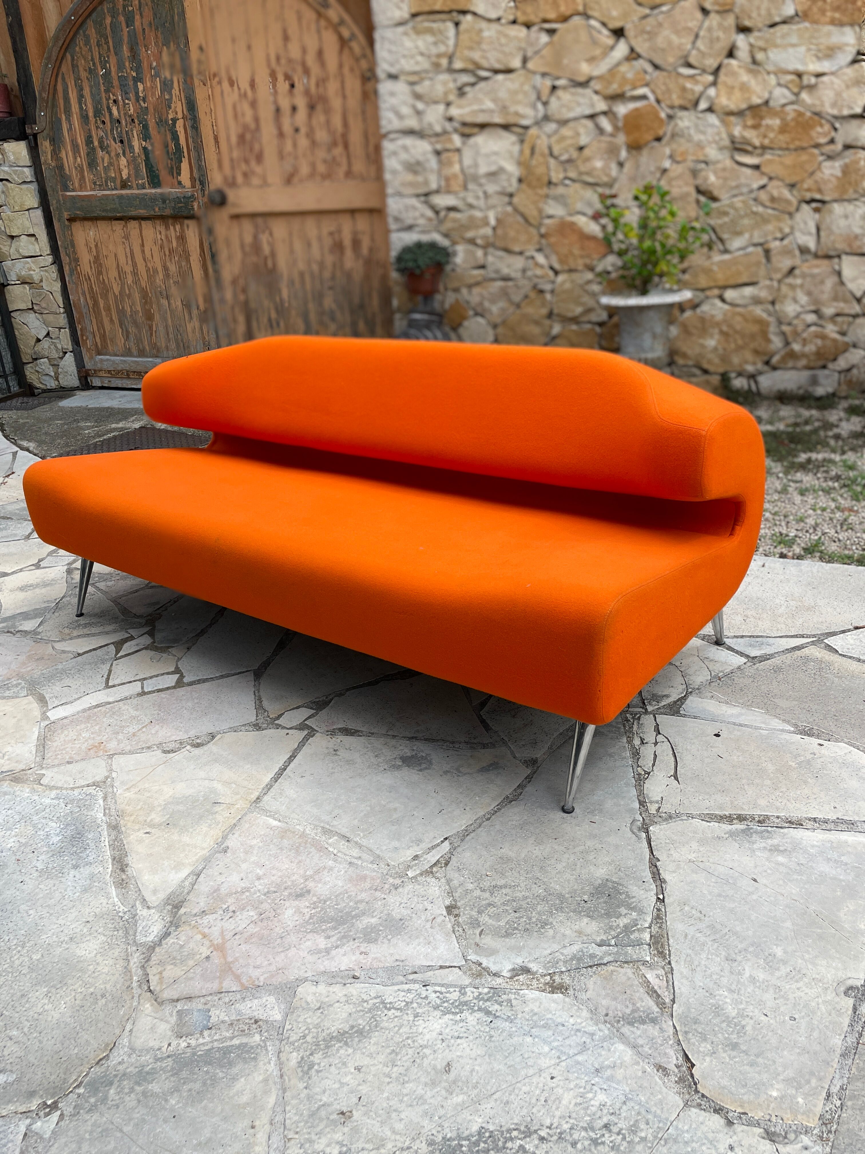 Vintage sofa C-725 Bird by Michel Van Der Kley for Artifort