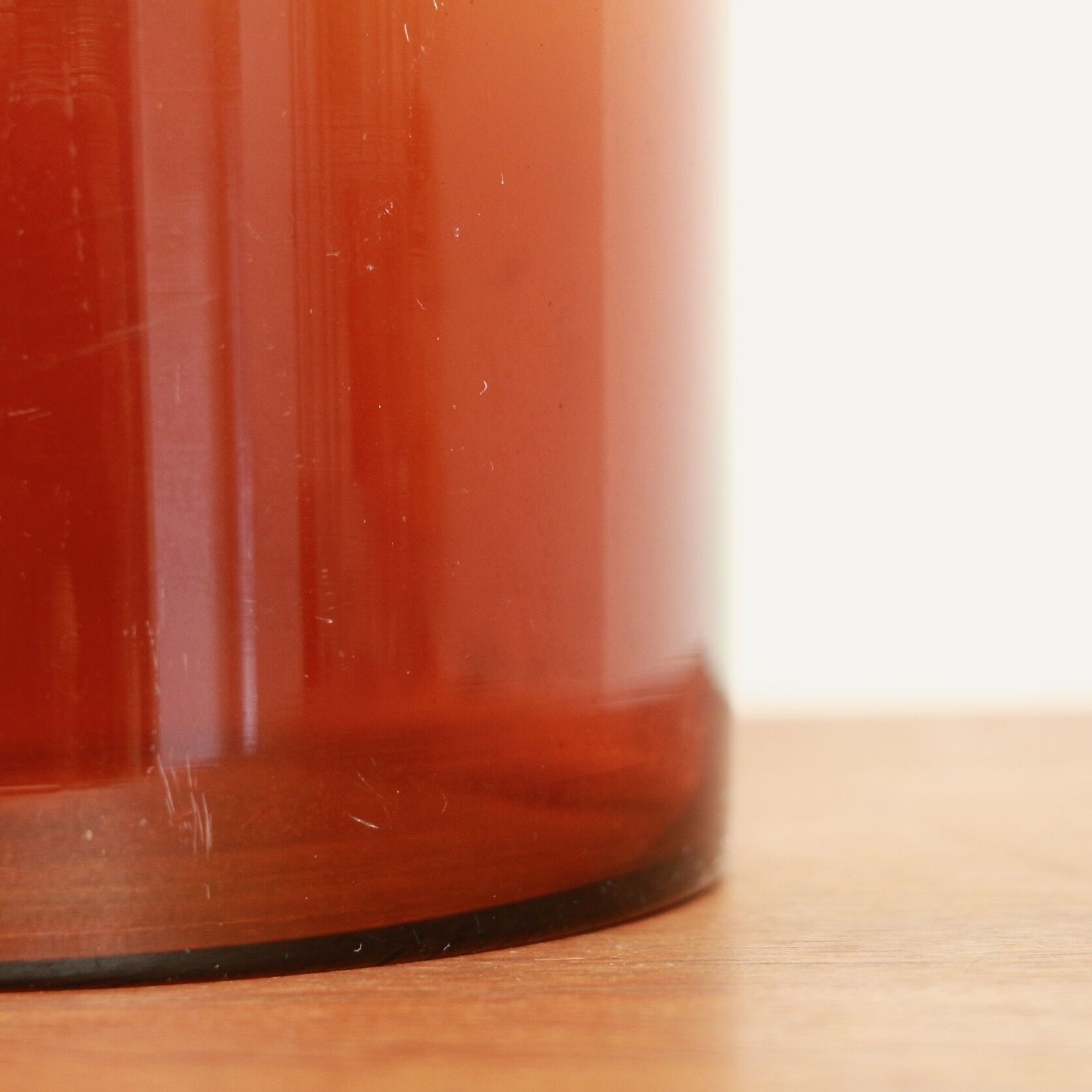 Pharmacy bottle in amber glass