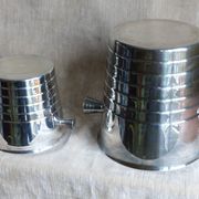 Christofle Folio France silver metal  champagne bucket and ice bucket