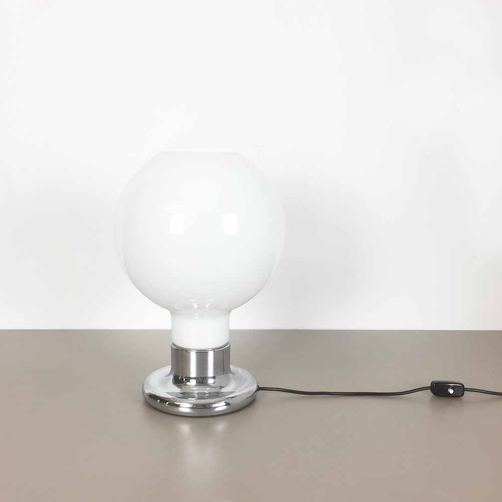 Table Light with Glass Shade from COSACK Lights Germany, 1970 s