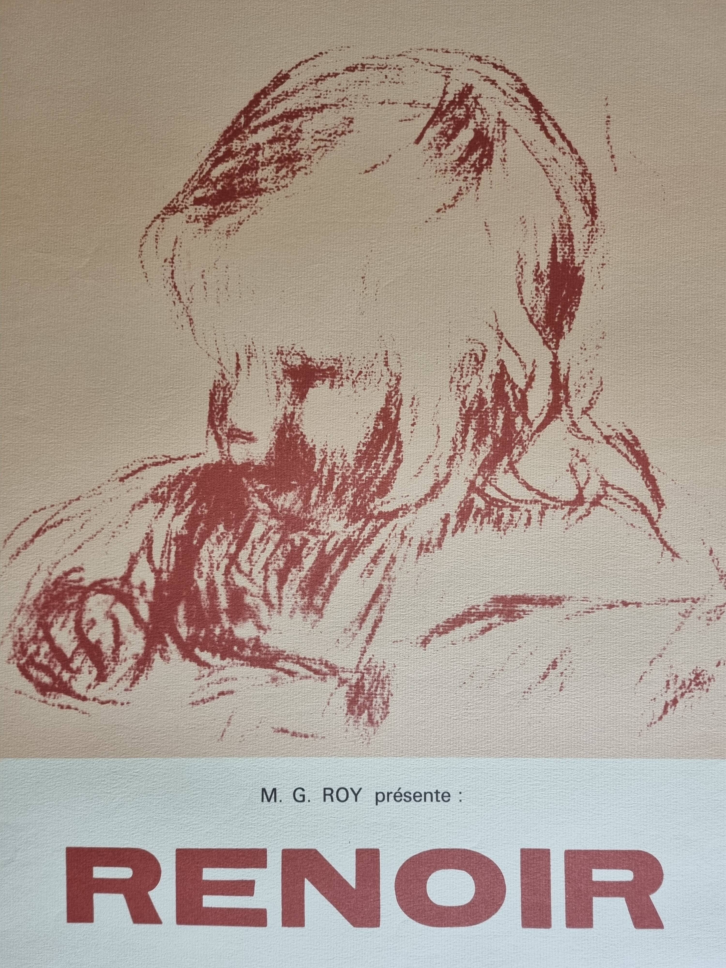 Lithographic poster on Arches paper, Renoir, Hotel Bristol, 1974