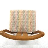 Set of 6 Scandinavian walnut chairs, Sweden, 1960