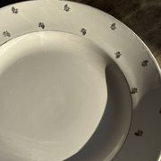 Plat circulaire modèle Nico doré Digoin Sarreguemines D30,5