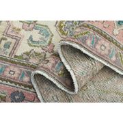 1970s Vintage Persian Handmade Wool Cotton Pink Oversized Rug 297x390