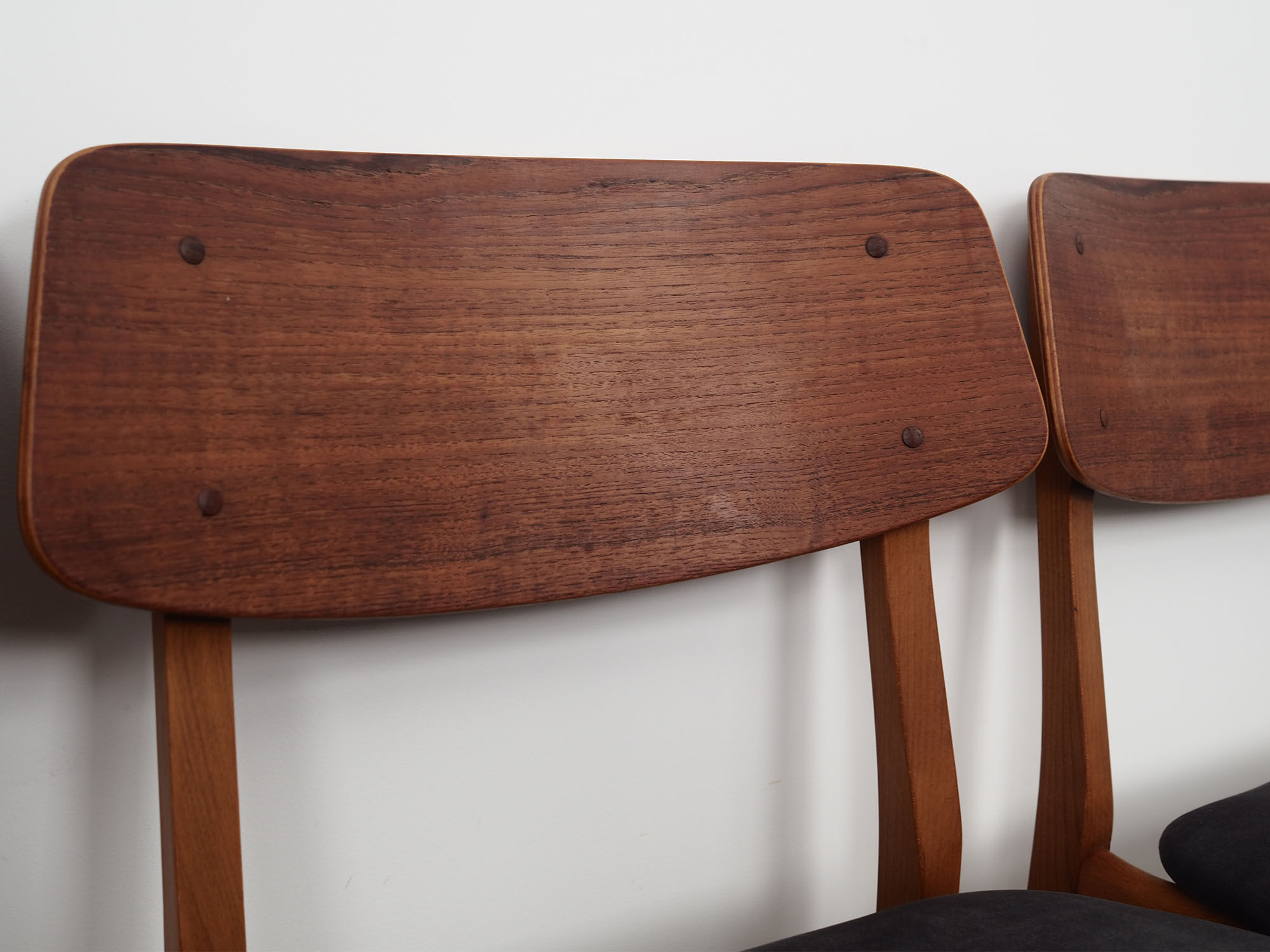 Set of four teak chairs, Danish design, 1960s, production: Denmark