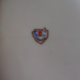 Signed CB France Delicate vegetable with floral motif 'Les Roses '