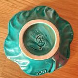 Vintage green earthenware bowl