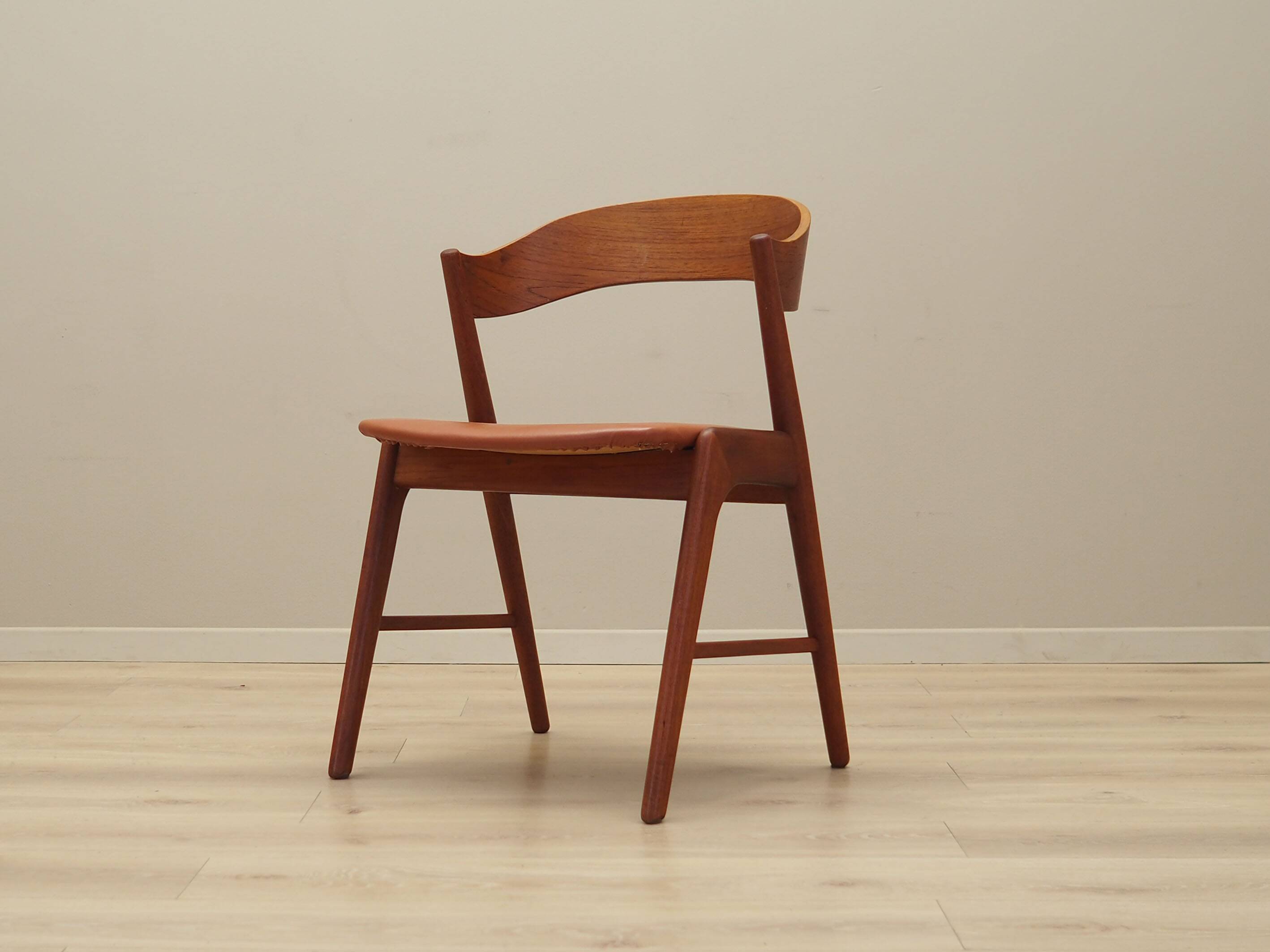 Set of four teak chairs, Danish design, 1970s, manufacture: Korup Stolefabrik