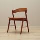 Set of four teak chairs, Danish design, 1970s, manufacture: Korup Stolefabrik