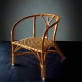 Vintage bamboo children's chair