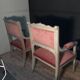 Pair of Louis XVI style armchairs