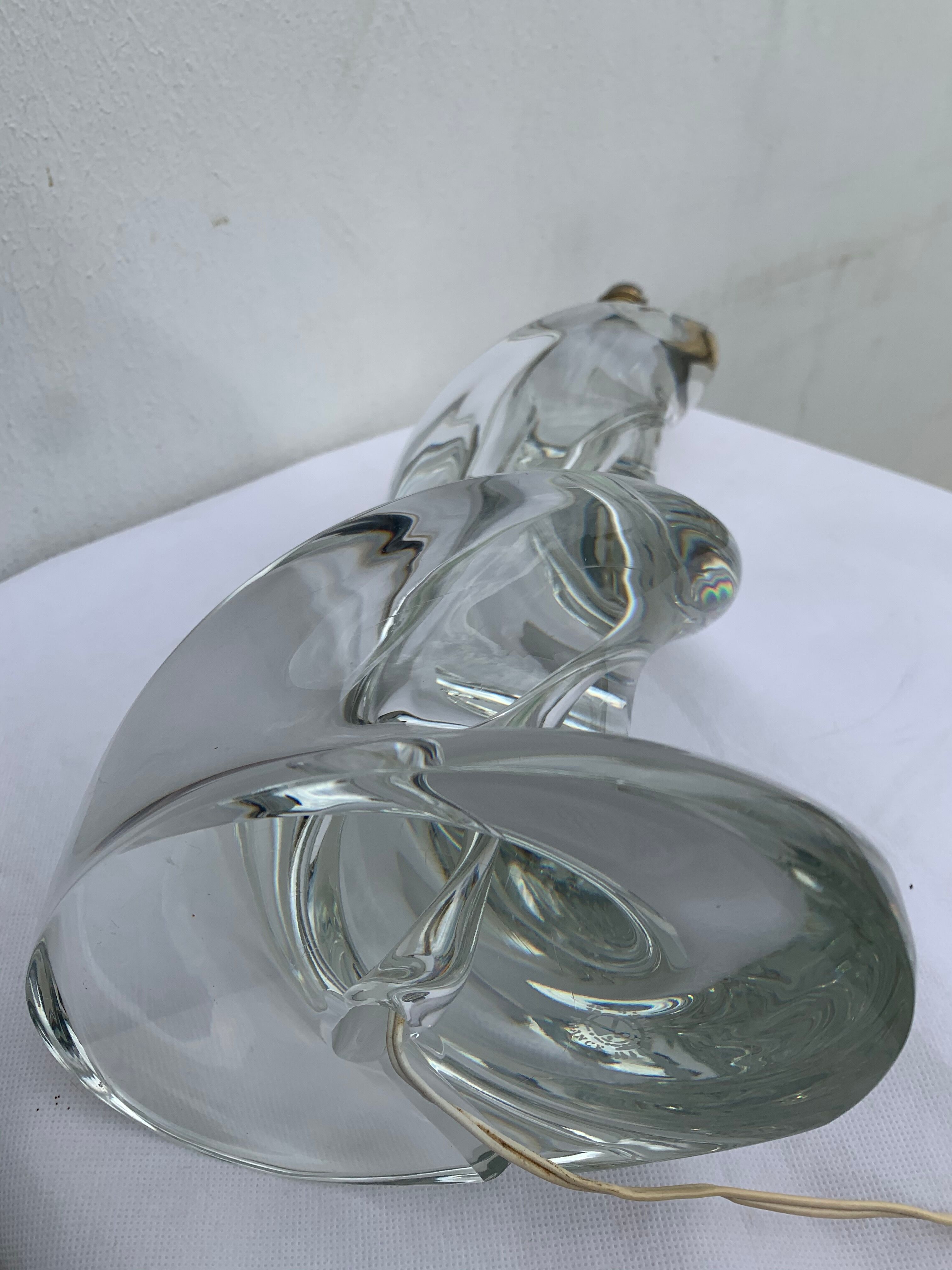 Sèvres crystal lamp foot