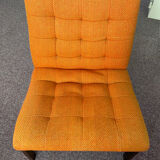 Pair of teak armchairs