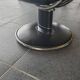 1 Stressless Jazz armchair - black leather and its ottoman