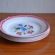 Lot of 4 Sarreguemine plates, José collection