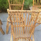 6 rattan chairs