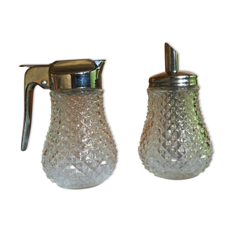 Honey and sugar pourer table set