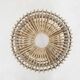 Round rattan stool