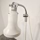 70s Gooseneck Metal Floor Lamp, Adjustable Height Tripod Base