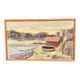 Original Swedish Oil On Canvas – “Seascape” By Gustaf Olsson – Signed – Vintage & Framed – 50 × 30 Cm (19.7" × 11.8")